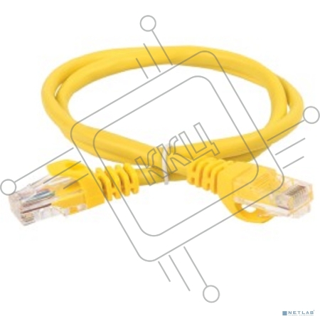 Коммутационный шнур ITK (патч-корд), кат.5Е UTP, 2м, желтый