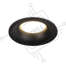 Встраиваемый точечный светильник Ambrella light TN102809 BK черный GU5.3 D90*35