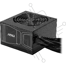 Блок питания Power Supply MSI MAG A750GN PCIE5, 750W 80+ Gold (ATX, 3.1, PCIe 5.1, Non-modular, 1x24(20+4)pin, 2xCPU 8(4+4)pin, 2xPCIe*2 8(6+2)pin, 1x12VHPWR (450W), 4xSATA3, 2xMOLEX4pin, Active, 120x120mm, 140x150x86mm, APFC, black)