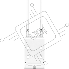 Точка доступа Wi-Fi AX1800 TP-Link EAP603-Outdoor для улицы и помещений