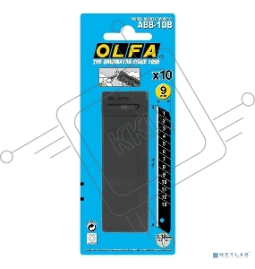 Лезвия для канцелярского ножа OLFA OL-ABB-10B  9мм