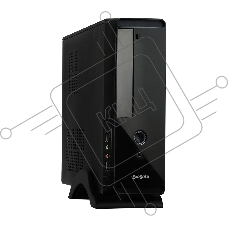 Компьютерный корпус MiniITX Exegate MI-209 Black, miniITX/mATX, <M350, 80mm>, 2*USB, Audio