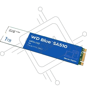 Накопитель WD SSD Blue SA510, 250GB, M.2(22x80mm), SATA3, R/W 550/525MB/s, IOPs 95 000/81 000, TBW 100, DWPD 0.2 (12 мес.)