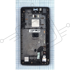 Дисплей для Yota YotaPhone 1 C9660 черный с рамкой