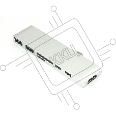 Адаптер Type C на HDMI, USB 3.0*2 + Type C* 2 + SD/TF для MacBook, серебро