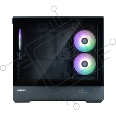 Компьютерный корпус ZALMAN P30 V2, MATX, BLACK, WINDOW, 2x3.5