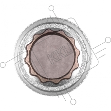 Головка торцевая, 12 мм, 12-гранная, CrV, под квадрат 1/2