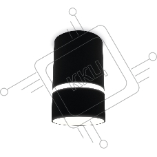 Светильник Ambrella light TN3412 SBK черный песок GU5.3 D65*105