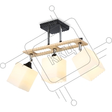 Светильник Ambrella light TR9507/3 BK/CH/FR черный/хром/белый матовый E27/3 max 40W 620*100*290