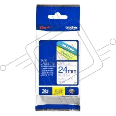 Картридж Brother TZ-E253 24 мм, 8 м, синий шрифт, белый фон, для BROTHER P-Touch