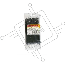 Хомут кабельный 2.5х150 нейл. черн. (уп.100шт) Rexant 07-0151