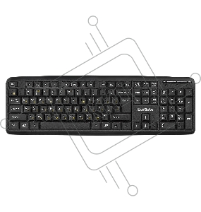 Клавиатура ExeGate LY-331L (USB, полноразмерная, влагозащищенная, 104кл., Enter большой, длина кабеля 2м, черная, RTL)