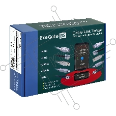 Тестер сетевой ExeGate EX293160RUS EX-T5448 для RJ-45/RJ-11/RJ-12/USB