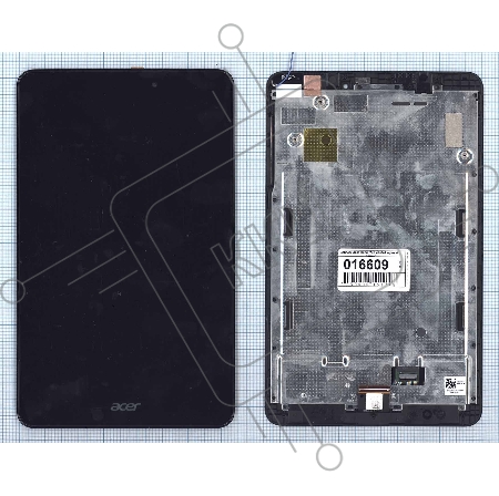 Модуль (матрица + тачскрин) для Acer Iconia Tab A1-841 A1-840 черный с рамкой