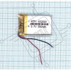 Аккумулятор Li-Pol (батарея) 4*20*30мм 2pin 3.7V/300mAh