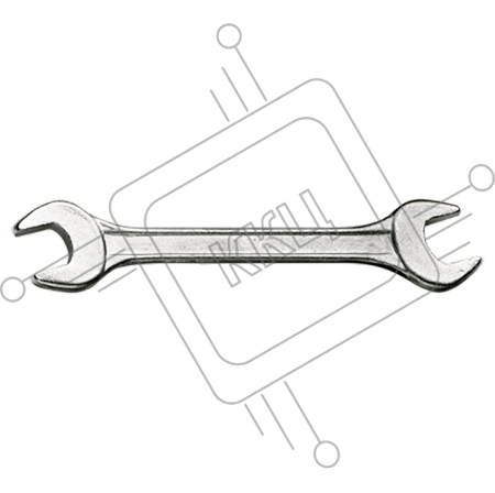 Ключ рожковый SPARTA 144625 (17 / 19 мм)  хромированный
