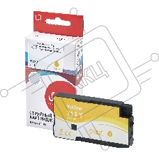 Струйный картридж Sakura 3ED69A (№712 Yellow) для HP, желтый, водорастворимый тип чернил, 29 мл.