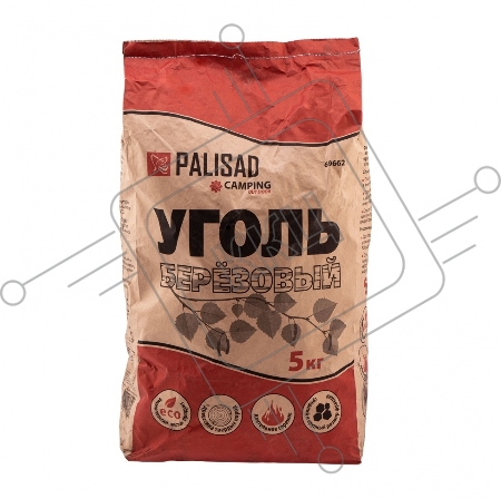 Уголь берёзовый, 5 кг Россия Camping// Palisad