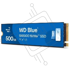 Накопитель SSD WD Blue SN5000, 500Gb, PCIe 4.0 x4, M.2 2280, NVMe, R/W 5000/4000