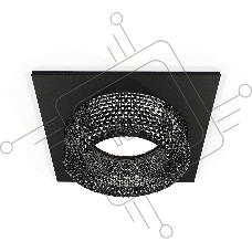 Комплект встраиваемого светильника Ambrella light XC7632021 SBK/BK черный песок/тонированный MR16 GU5.3 (C7632, N7192)