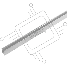 Профиль GAL-GLS-2000-6-12-NL (ТОЛЩИНА 0,6 мм 2м профиль для неона 6*12мм)