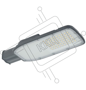 Светильник светодиодный ДКУ 1004-100Ш 5000К IP65 сер. IEK LDKU1-1004-100-5000-K03