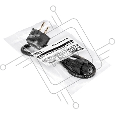 Кабель питания ноутбуков ExeGate Special PC5-0,5S (Евровилка Schuko->C5, 3*0.75mm2, CCA, черный, 0.5м)