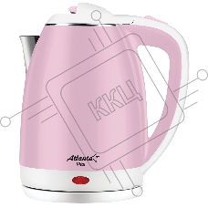 Чайник электрический ATLANTA ATH-2437 (pink) двухстенный