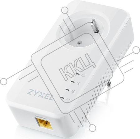 Сетевой адаптер Powerline Zyxel PLA6457 PLA6457-EU0201F AV2400 Gigabit Ethernet