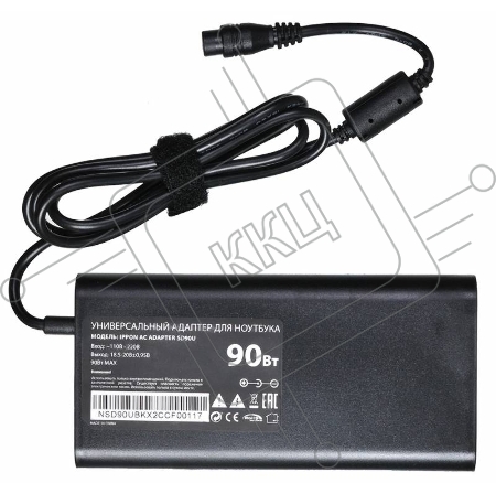 Блок питания Ippon SD90U автоматический 90W 15V-19.5V 10-connectors 1xUSB 2.1A от бытовой электросети LСD индикатор