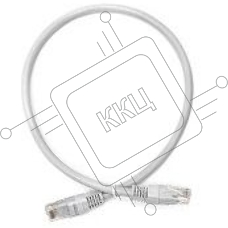 Патч-корд TWT UTP кат.5e, с заливными колпачками, 0.3 м, белый