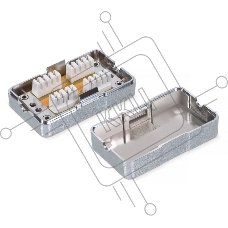 Адаптер WRline WR-CM-IDC-C5E-SH проходн.Dual IDC кат.5E FTP
