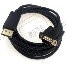 Кабель GOPOWER DISPLAYPORT-VGA 1.8M 00-00027497 BLACK