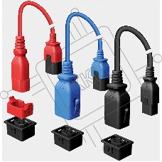 Кабель RakTek P-Lock RTPCL192010R C19-C20 проводник.:3x2.5мм2 1м красный