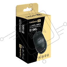 Мышь проводная ExeGate Professional Standard B100L черный, 1000 dpi, USB, кнопки - 3