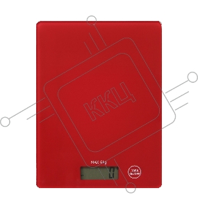 Весы кухонные WILLMARK WKS-511D (5кг., 385г, 203*153мм, цвета в ассортименте) (Красный)