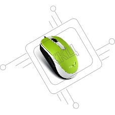Мышь проводная Genius DX-120 зеленый, 1000 dpi, USB, кнопки - 3