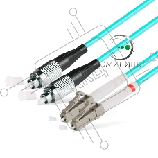 Шнур оптический NTSS PREMIUM dpc LC/UPC-LC/UPC 50/125 (OM3) 3.0мм 7,5м LSZH
