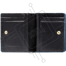 Кошелек женский Piquadro Blue Square PD6660B2R/N черный натур.кожа