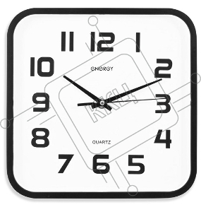 Часы настенные кварцевые ENERGY модель ЕС-08 квадратные 