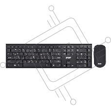 Комплект клавиатура и мышь Acer OKR030 [ZL.KBDEE.005]  Combo wilreless USB  slim black
