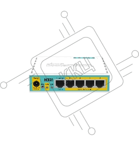 Маршрутизатор MikroTik RB750UPr2 hEX PoE lite 5x Ethernet, раздача PoE, 650 МГц ЦП, 64 МБ 5-портовый 100-Мбитный маршрутизатор с поддержкой PoE на 4-х портах