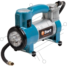 Компрессор Bort BLK-252-LT Производительность компрессора 25 л/мин, Вес изделия 1,45 кг, Ток 10 А, максимальное давление 7 бар, габариты упаковки 23,5x12,5x17 см, Напряжение 12 В, Потребляемая мощность 120 Вт, Скорость холостого хода 3400 об/мин. Насадка-