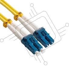 Патч-корд волоконно-оптический ExeGate FC-D-9-LC-LC-2M-LSZH (Шнур ВО SM 9/125 (OS2/G.652.D), LC/UPC-LC/UPC, Duplex, LSZH, 2м)