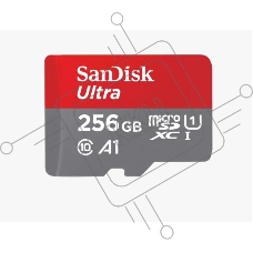 Флеш карта microSD 256GB SanDisk microSDXC Class 10 Ultra UHS-I U1 A1 120MB/s