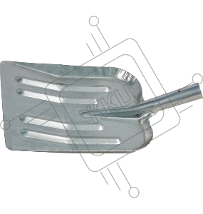 Лопата снеговая СИБРТЕХ 61531  380х370мм без черенка стальная эмалированная