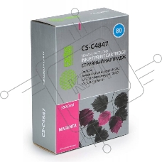 Картридж струйный Cactus CS-C4847 №80 пурпурный (350 мл.) для HP DesignJet 1050C/1055CM/1000
