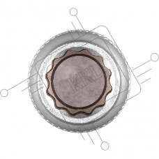 Головка торцевая, 14 мм, 12-гранная, CrV, под квадрат 1/2