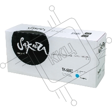 Картридж Sakura TK580C для Kyocera Mita FS-5150DN/5250DN, синий, 2800 к.
