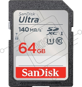 Карта памяти SANDISK SDXC 64GB UHS-I SDSDUNB-064G-GN6IN